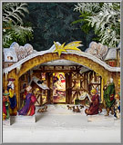 'Nativity Stable of 1956' Christmas Advent calendar from Germany