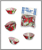1970's Christmas Petit-Four Cases Paper Liners from England