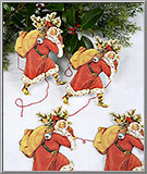 Father Christmas Garland Mamelok England