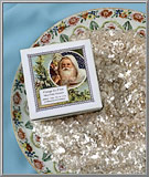 Vintage Icy Frost antiqued mica flakes
