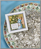 Antique Silver metallic mica flakes
