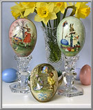 link to Whimsical Eastertide paper mache egg boxes