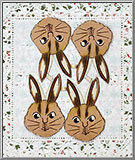 Vinatge Whimsical Easter Bunny Rabbit Heads Scraps from Germany