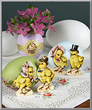 Vintage Easter Sunday Chicks Scraps by Emannuel Heller, Austria
