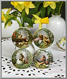 Antique Easter Scenes Scraps printed in Germany