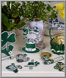 1950s St. Patrick's Day Foil die-cuts