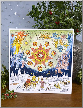 'Star of Bethlehem' Christmas Advent Calendar from Germany