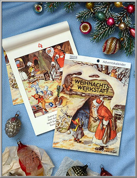 'Santa's Christmas Workshop' Advent calendar booklet