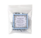 Silver Bird Leg Clips for Christmas ornaments from Germany, set of 10 pieces