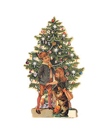 Christmas Tree Pop-Out Christmas Card from Mamelok Press, England