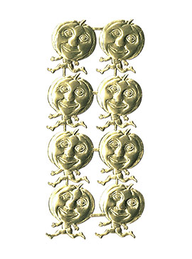 Running Pumpkin Men Gold Halloween Dresdens from Germany