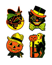 American Halloween cutouts set A