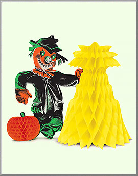 Halloween Scarecrow centerpiece decoration