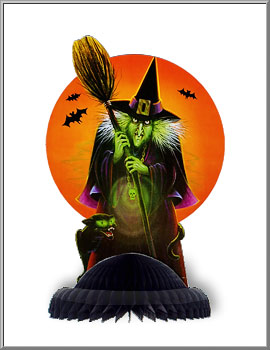 Eerie Witch Halloween Centerpiece from the Beistle Company