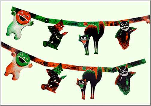 Creepy Characters Halloween banner