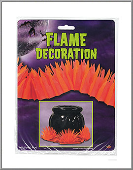 Flame tissue paper Halloween party decoration