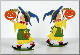 Magical Little Witch Zinnfiguren front and back view