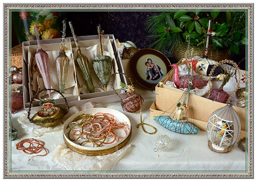 Bouillon Crinkle Wires from Germany for Antique Christmas Ornament Repair