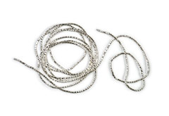 Round Twist Fine Silver Plated Bouillon Wire from Germany