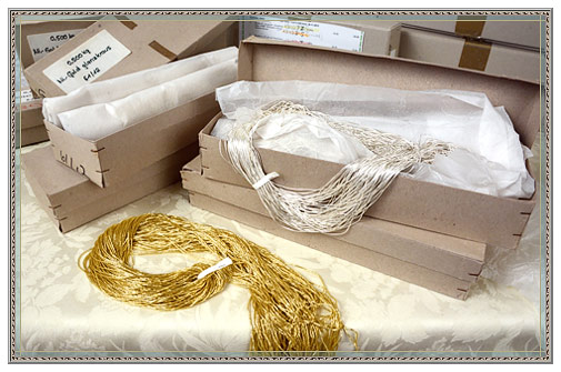 Premium Real Gold and Silver Fancy Bouillon Wire from Germany