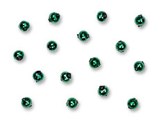 Blown Glass Beads 8mm Green - Made in Czech Republic