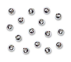 Blown Glass Beads 10mm Silver - Made in Czech Republic