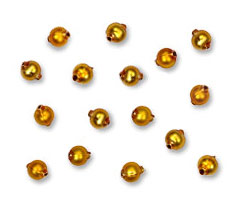Blown Glass Beads 10mm Yellow - Made in Czech Republic