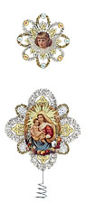Victorian scrap and tinsel ornaments