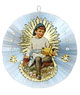 Spun glass Victorian child Christmas ornament