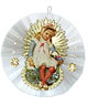 Spun glass Victorian child Christmas ornament