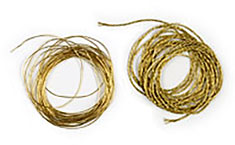 Vintage Austrian metallic gold string