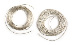 Vintage Austrian metallic silver string