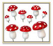 link to spun cotton mushrooms