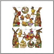 Nostalgic Easter Scenes scrap pictures sheet EF Germany