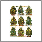 Scrap Pictures Shop: Christmas Holiday, Winter Die-Cut Scraps - D. Blumchen